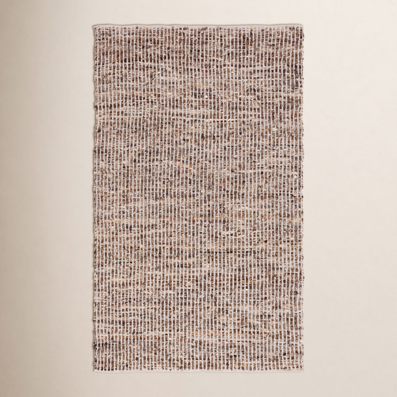 Tapis Murdock 331 ivoire / taupe, Rectangle 5 pi x 8 pi