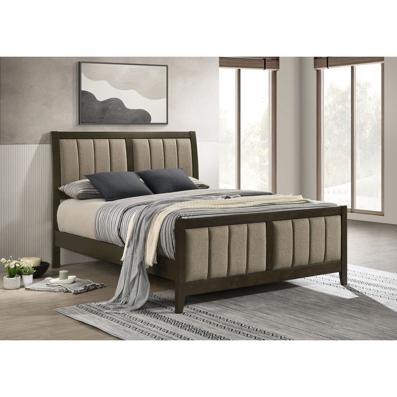 Clement Dark Cocoa 51-inch Queen Panel Bed