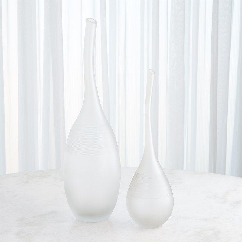 Curvature Bottle, White, 24.25" H x 7" W x 7" D
