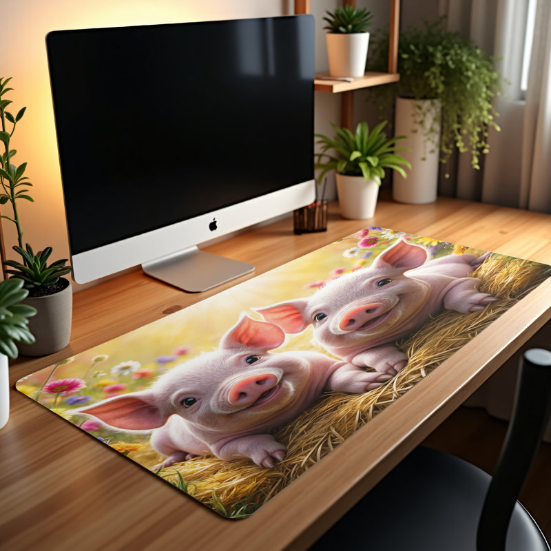 Polyester Desk Pad, 31.5x15.5