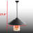 Adjustable Height Cone Single Pendant