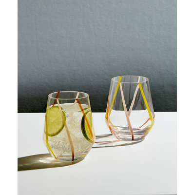 Rio - Double Old Fashioned Tumblers / Stemless Wine Glasses