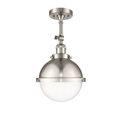 Glass Semi Flush Mount