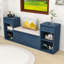 Banc de rangement moderne pour hall d'entrée avec coussin et tiroirs-1873919700