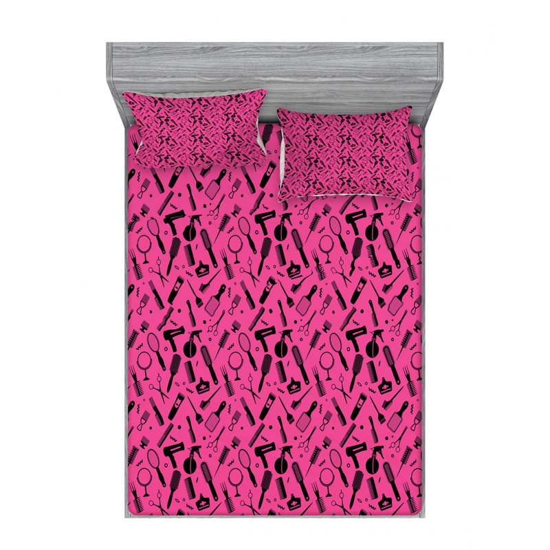 Microfiber Sheet Set, Queen Sheet Set with Fitted Sheet