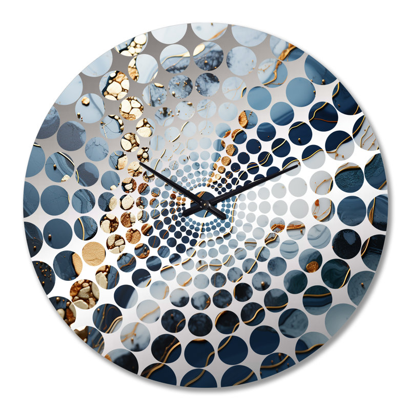 Seriguela - Horloge murale abstraite en marbre, Très grand