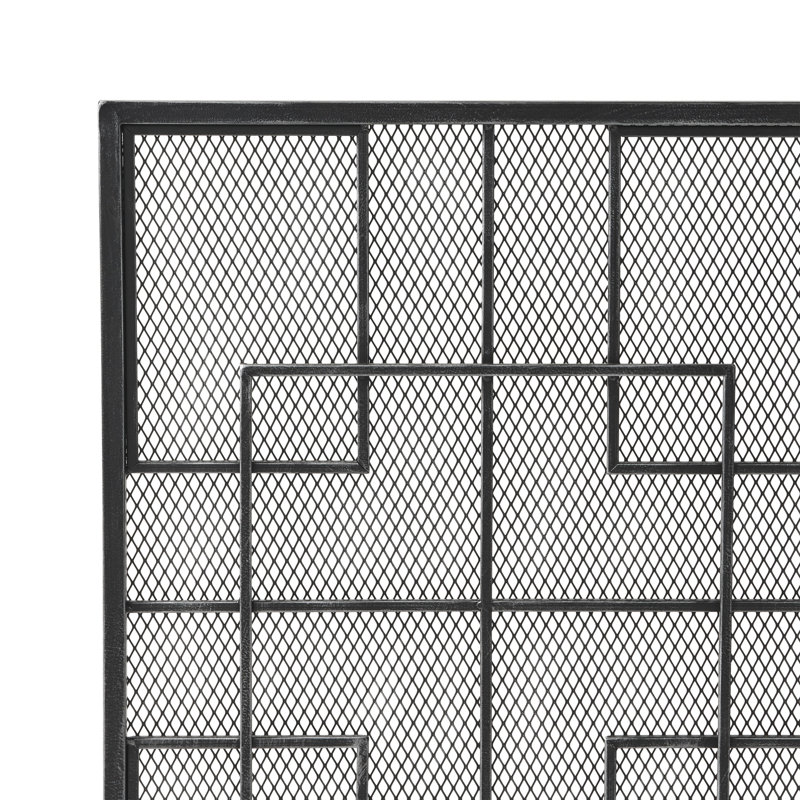 Pare-étincelles en fer simple à panneau simple - 41,55 po de largeur