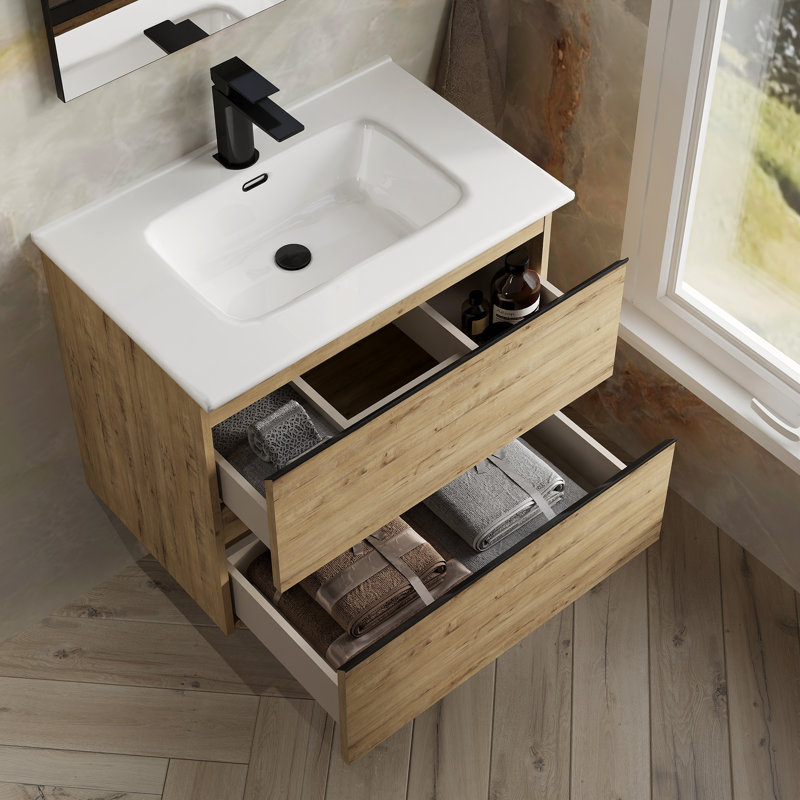 Bethene 80mm Single Bathroom Vanity with Basin