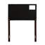 Tête de lit simple pour chambre à coucher - similicuir noir, réglable de 41 à 53 pouces, conception captivante pour un style élégant