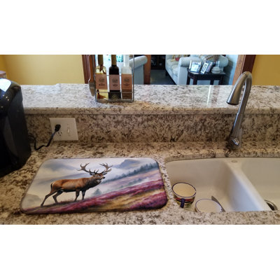 Highland Red Deer Dish Drying Mat