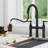 Bridge Kitchen Faucet with Pull-Down Sprayhead-76764258
