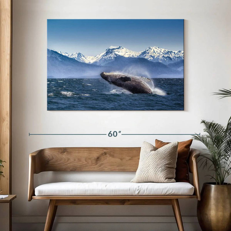 Brampt Humpback Whale Backflip, 32" H x 48" W