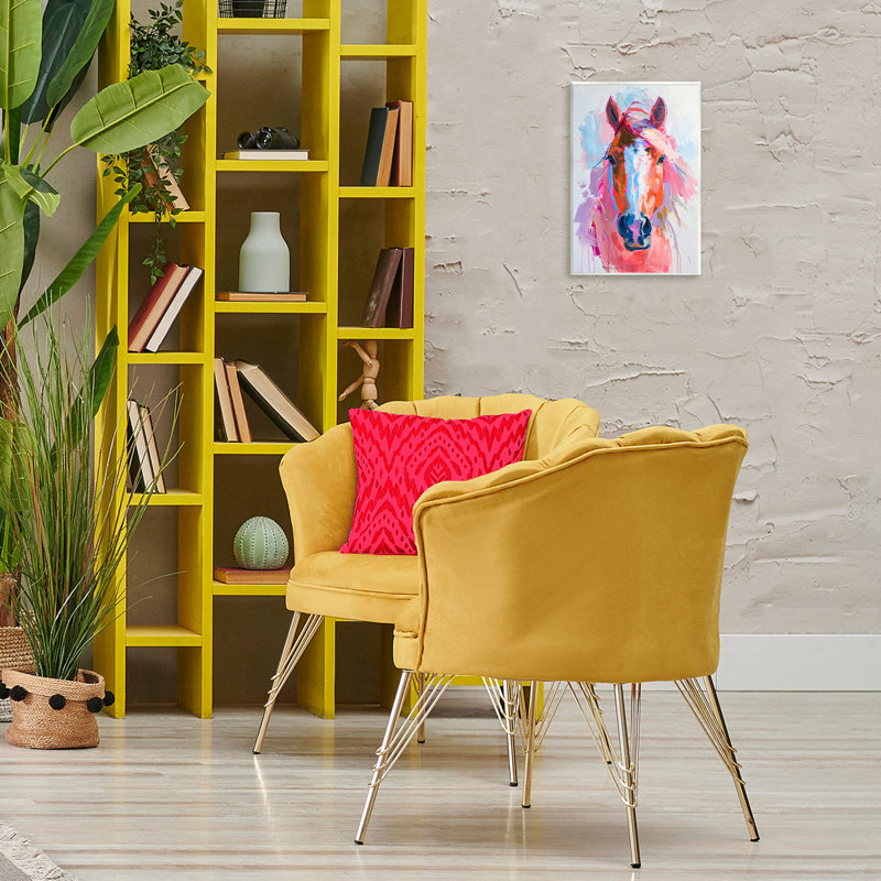 «Sunset Horse Visage» par Petal Prints Design, H 15 po x l 10 po