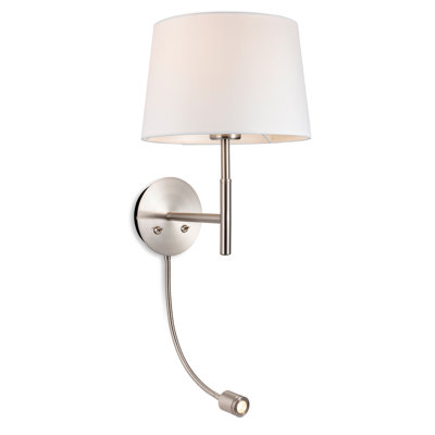 Nakkashian 2 - Light Dimmable Cream/Silver Wallchiere