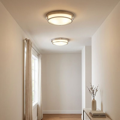 Plafonnier encastré simple à 2 lumières de 13 po Aaru