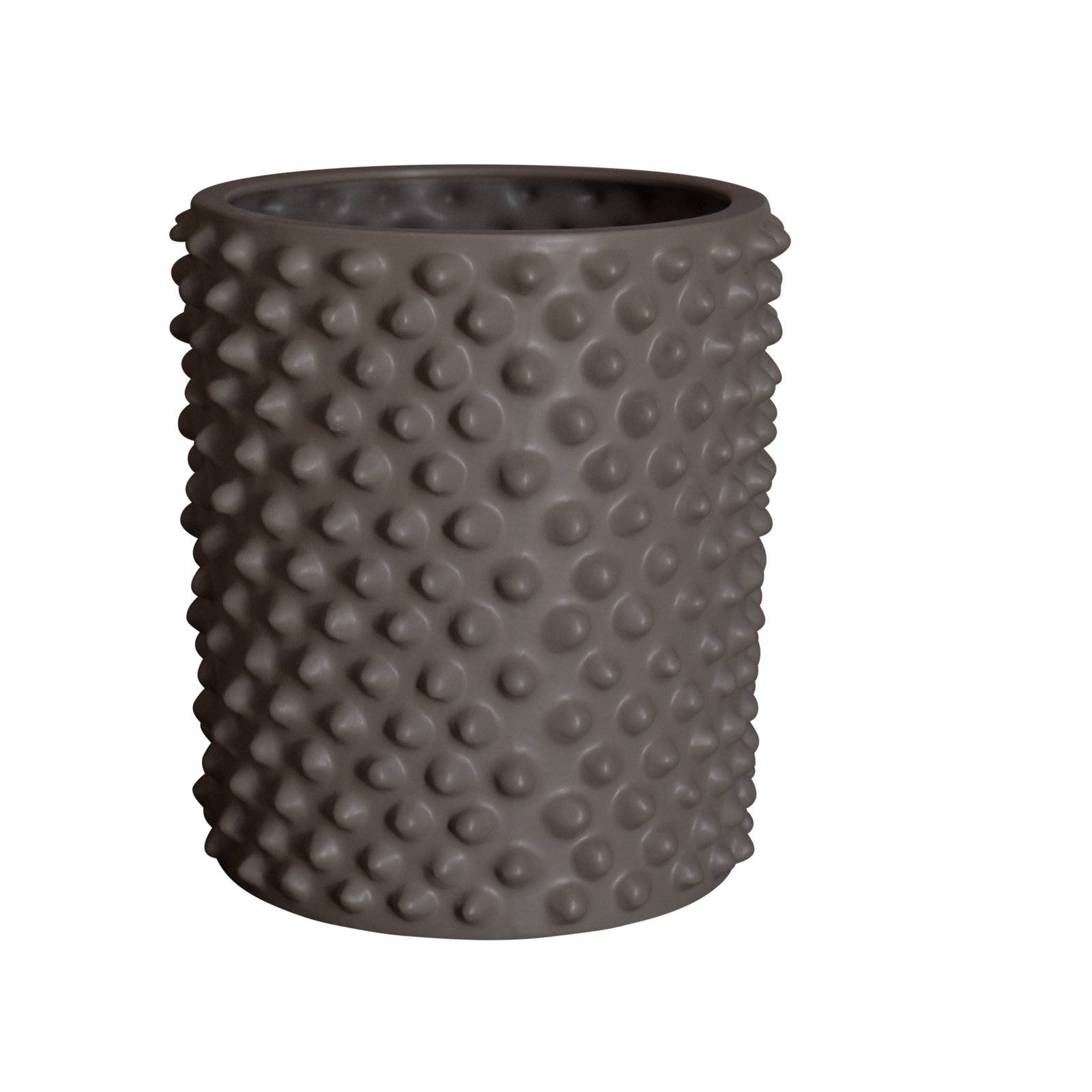 Cloudy Ceramic Pot Planter, 9.84" H x 11.81" W x 11.81" D, Brown
