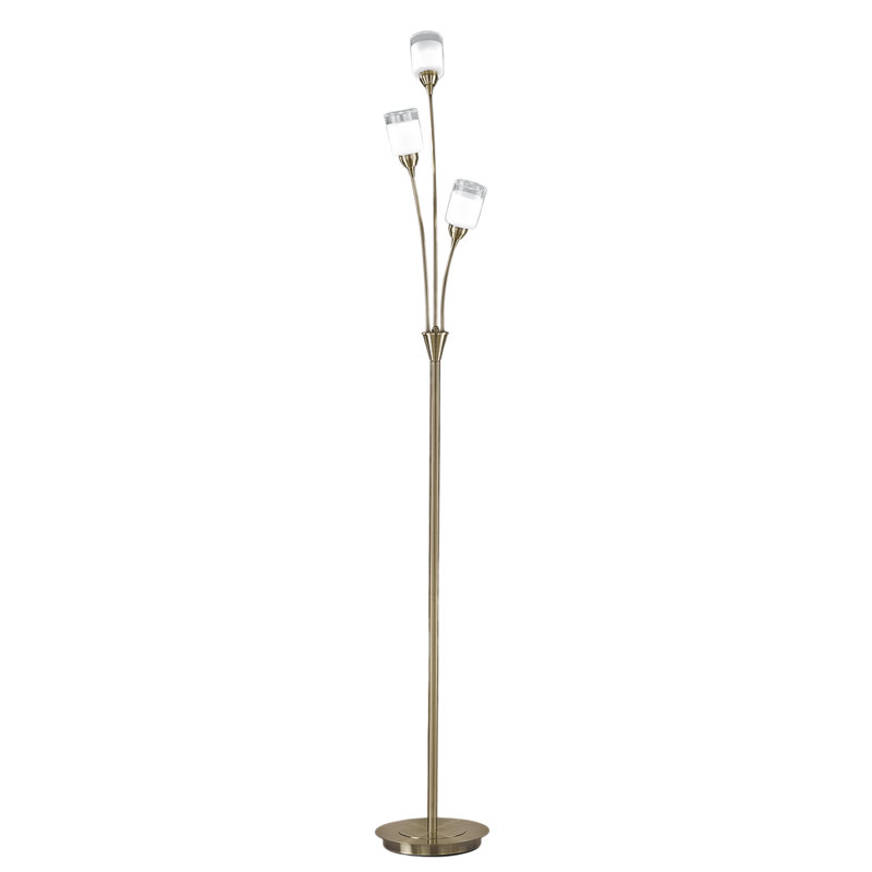 Saniyah 159cm Tree Floor Lamp, Bronze