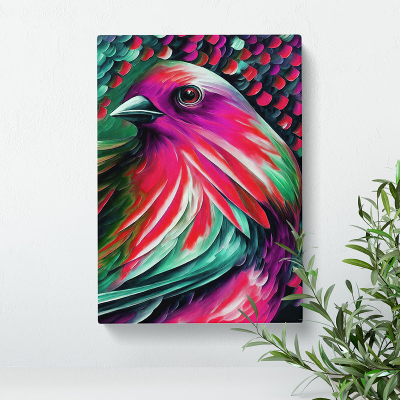 View Of A Bird No.5 - Wall Art, 60cm H x 40cm W, Wrapped Canvas, No Matte