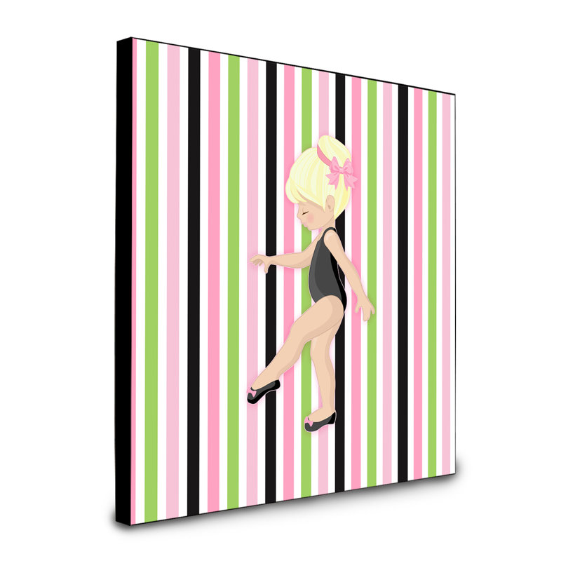 Panneau mural d’art ballerine blonde point Brighid
