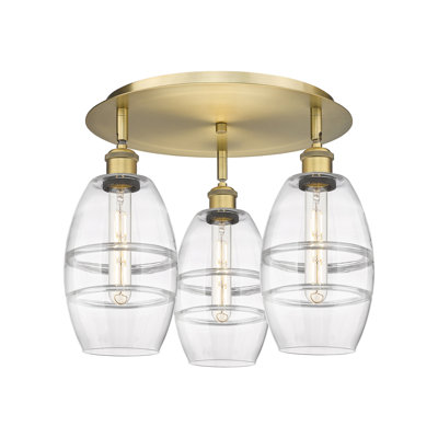 Dundrod Glass Flush Mount