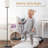Corelli 64.96'' Silver LED Traditional Floor Lamp