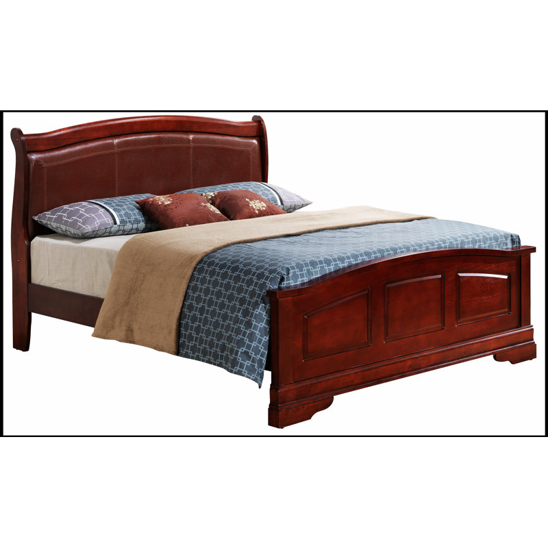 Lit-bateau tapissier moderne avec tissu moelleux doux et bordure en bois élégante pour un confort luxueux