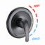 Pomme de douche avec système de douche à main avec pomme de douche à pluie de 8 po (soupape brute incluse)-129420193