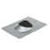 9" x 12.5" No-Calk Galvanized Steel Vent Pipe Roof Flashing with 2" Diameter