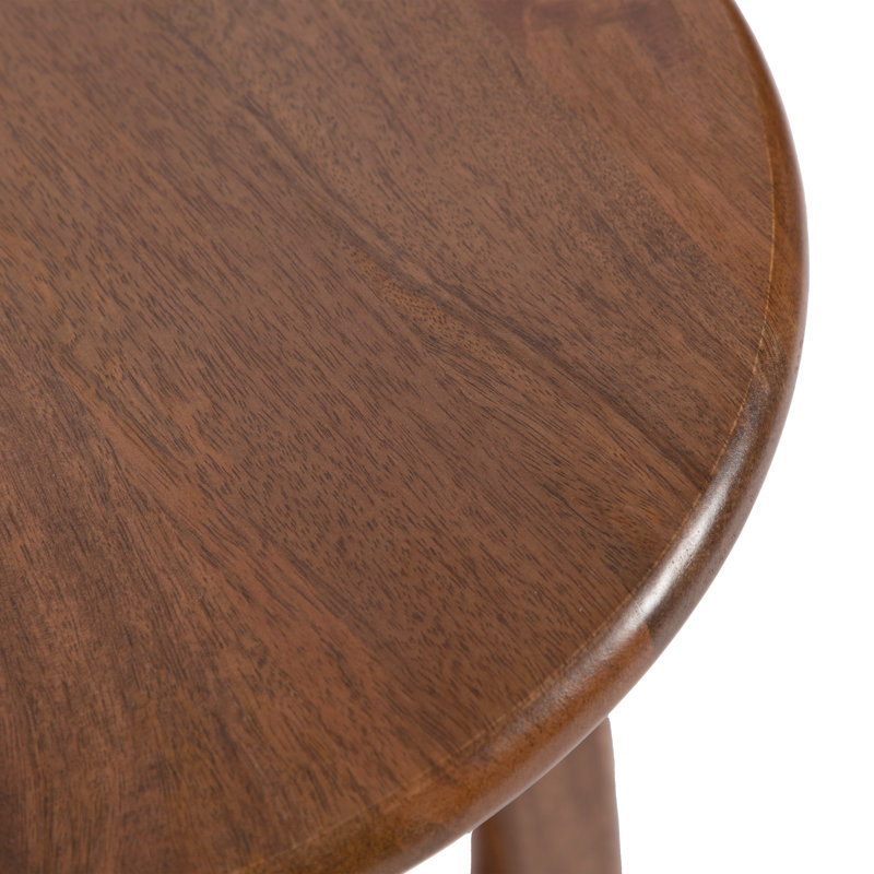 Table d'appoint Brence, Noyer brun
