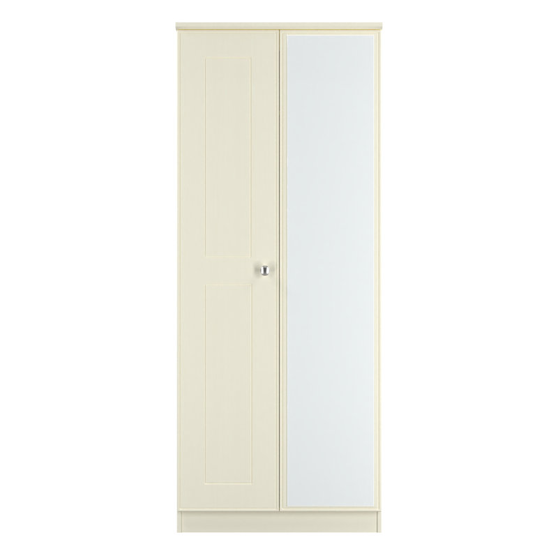 Taiyler Manufactured Wood Wardrobe, Cream Ash