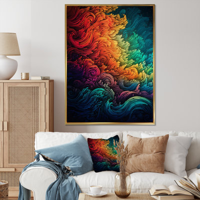 Rainbow Colored Waves II - impression
