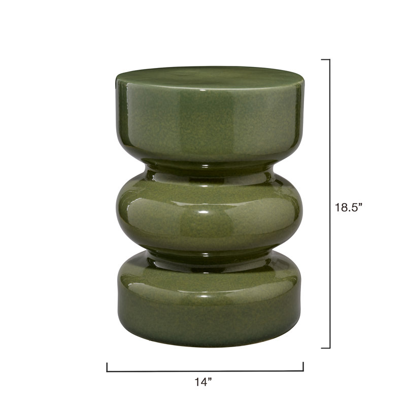 Saguaro Ceramic Garden Stool
