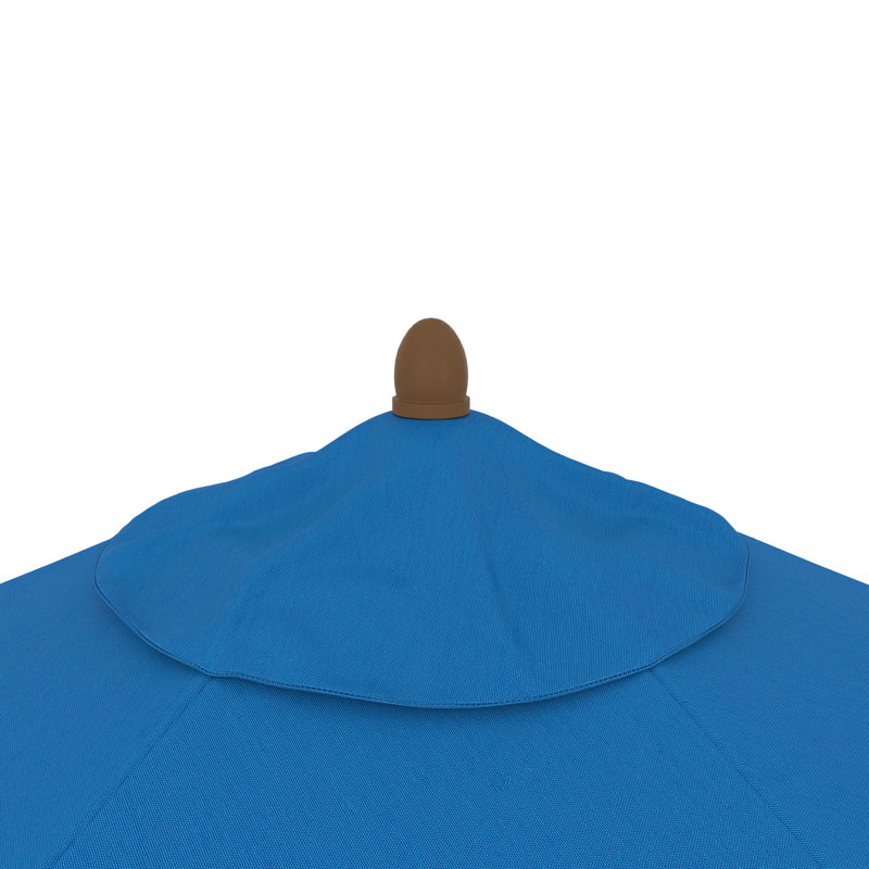 Parasol de marché Henry Street, Bleu pacifique - polyester