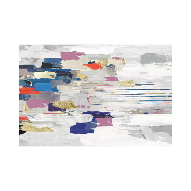 Kinetic Colours I - Wrapped Canvas Print, 66.04 cm H x 45.72 cm W x 3.175 cm D