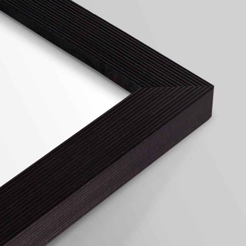 Vintage Floral Print CCCV -Framed Print, 14" H x 11" W, Black