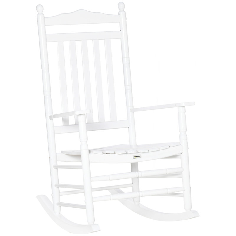 Chaise berçante à haut dossier Traditional