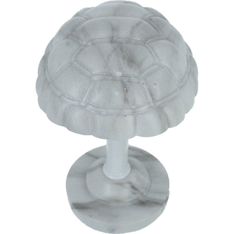Retenue de rideau à rideaux turtle shell médaillon Cybulski, Marbre blanc