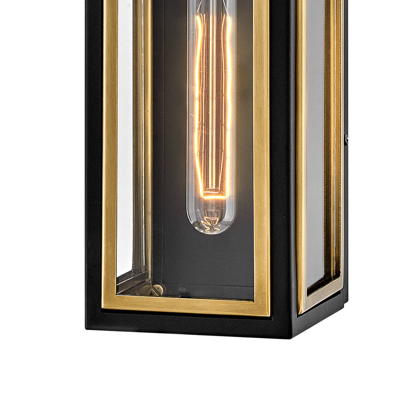 Shaw Steel Metal Flush Mounted Sconce