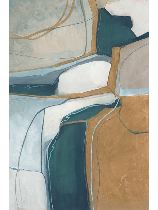 Capital I Painting by Jacob Lincoln, Image Brush Gel