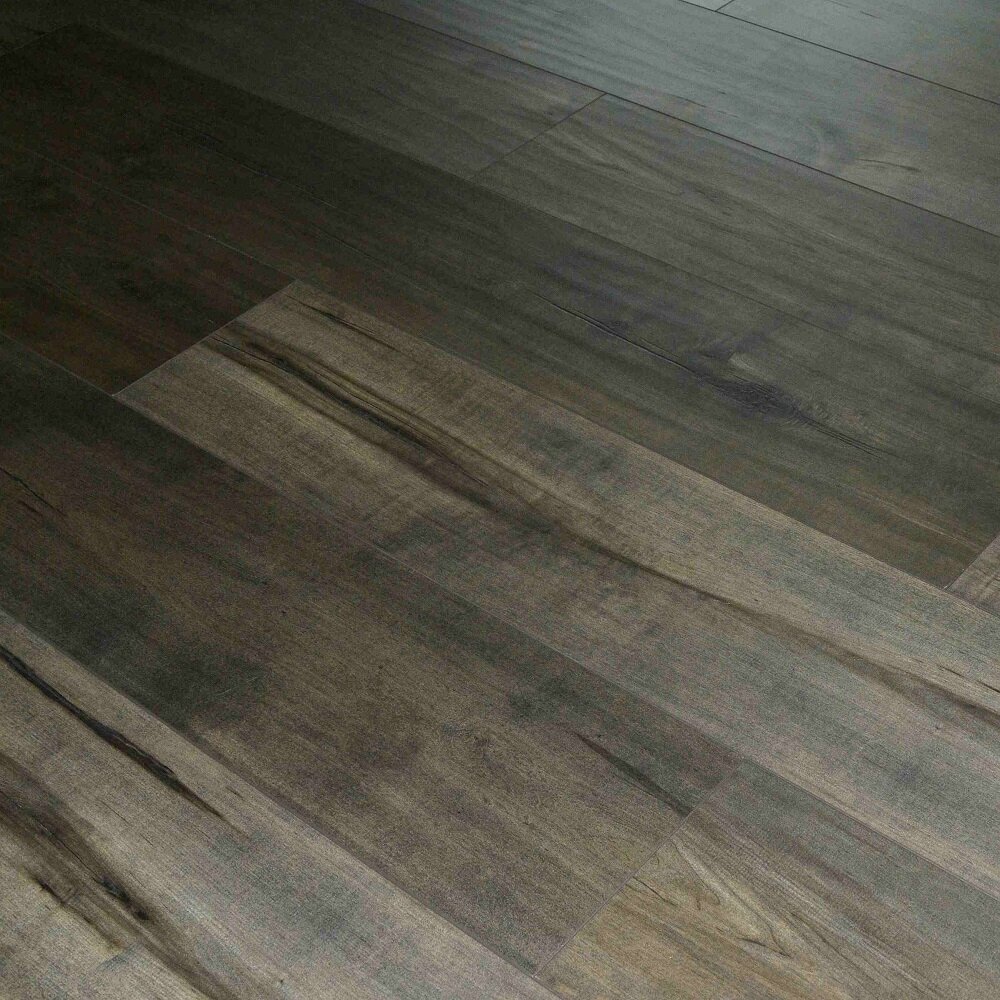 Dekorman Roasted Brown Birch 12 mm Thick x 7.72 in. Wide x 48 in. Length Click-Locking Laminate Flooring (17.943 Sq. ft. / CASE)