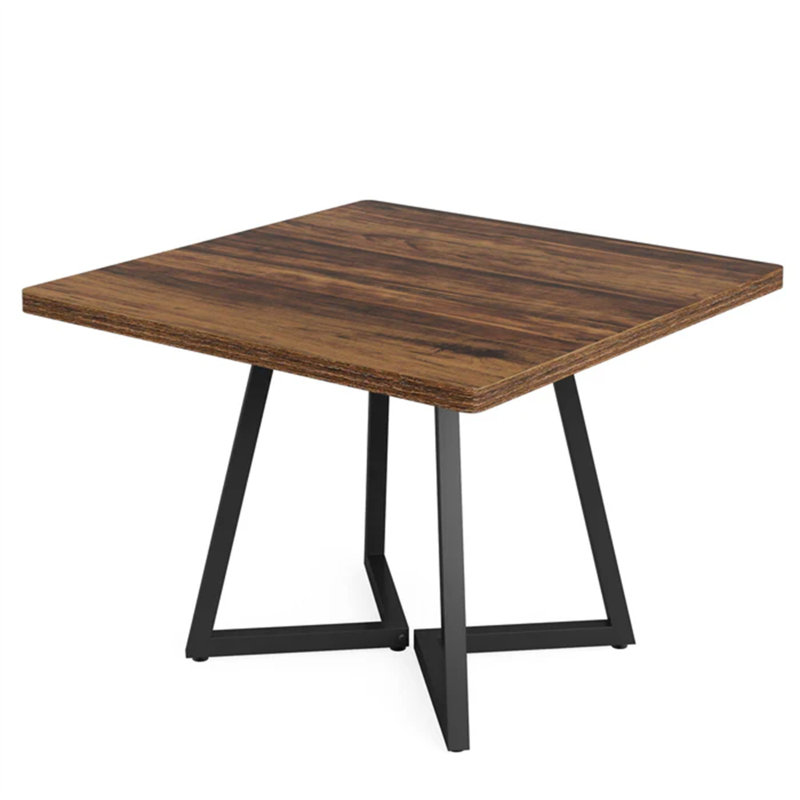 Vintage Square Dining Table (Not Including Chair), Brown