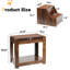 Lit superposé pour animaux de compagnie avec marche amovible pour chiens et chats, plate-forme de siège de fenêtre à plusieurs niveaux avec coussin et coussin à gratter pour chat, utilisation à l'intérieur