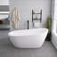 Baignoire autoportante en acrylique 67 po. X 31 po.