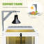Tortoise Enclosure with Run Lamp Holder Pull-Out Trays Hideaway