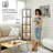 Amiiyah 66" LED Glass Corner Column Floor Lamp with Adjustable Color Temperature