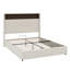 Structure de lit grand et moelleux en velours capitonné, avec USB et veilleuse, lit plateforme à oreilles avec rangement intégré pour la tête de lit-829399069-829399070