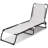 Malone Outdoor Metal Chaise Lounge-1039141559