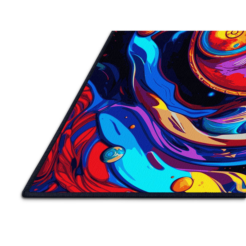Optical Oasis Rug, Rectangle 4' x 6'
