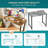 55 Inch Metal Base Writing Desk-153273475-153273474