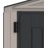 Yardmate Plus 5 ft. 7 in. W x 8 ft. D Plastic Traditional Storage Shed